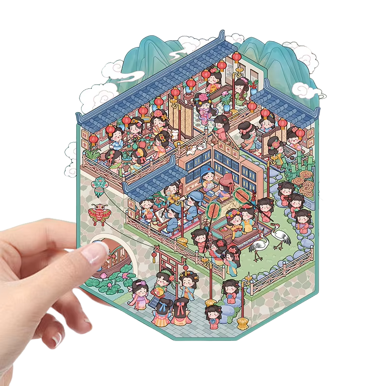 เล่อเซียงทาวน์ - 4 ชิ้น - ขนาดใหญ่