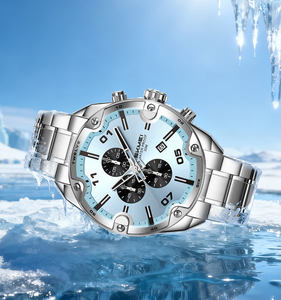 SKMEI 9387 カスタムロゴ腕時計 卸売価格 ビジネス腕時計 ステンレススチール 防水30M クォーツ メンズ腕時計 - Product Image 2