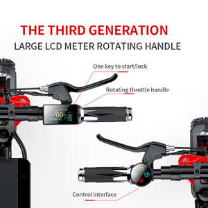 <span class=keywords><strong>Scooter</strong></span> électrique à deux roues tout-terrain pliable facile à vendre, pour adultes avec siège - Product Image 3
