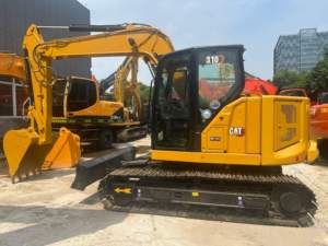 Used CAT 310 <b>Mini</b> Crawler Excavator, 10 Ton Small Hydraulic Digger With Original CAT C3.3 Engine For Farm - Product Image 6