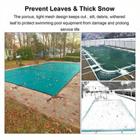 Cubierta de Seguridad para Piscina, Malla para Piscinas Enterradas, Cubierta Resistente para Invierno, Resistente a los Rayos UV, PP, Tamaño Personalizado, Venta al por Mayor de Fábrica