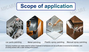 Ventilador Axial de 550W con 4 Ruedas, Gabinete de Tratamiento de <span class=keywords><strong>Pintura</strong></span> Seca para Piezas Automotrices - Product Image 5