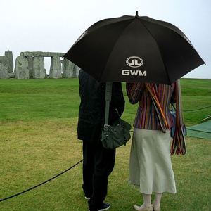 Promotional Gift Travel Golf <b>Umbrella</b> 190T Pongee Custom Logo Printing Windproof Luxury Brand Advertising Straight <b>Large</b> Size - Product Image 3