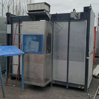 Monte-charge de chantier d'occasion SC200/200 de 2 tonnes, hauteur de levage 500m, modèle 2020-2024, moteur et boîte de vitesses prêts pour la rénovation