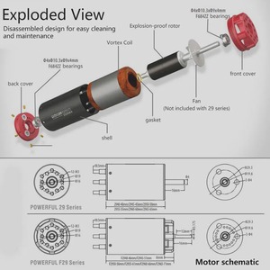 2940 4-Pole Brushless <b>RC</b> Motor, High Torque Waterproof Sensorless Motor for 1/10 <b>RC</b> Crawler Car Boat Monster Truck - Product Image 2