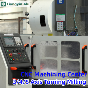 Composants structurels de lampe en aluminium usinés CNC de précision sur mesure par la usine LIANGYIN, usinage par électroérosion à fil, brochage et perçage - Product Image 6