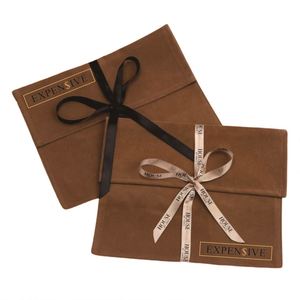 Pochette de luxe personnalisée en velours naturel imprimé avec logo, écologique et durable, pour emballage de perruques, de mèches de cheveux ou de cadeaux, sac anti-poussière haut de gamme - Product Image 2