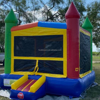 Panneau décoratif pour fête d'anniversaire, Château gonflable pour enfants, Bouncer gonflable, Stock local, Château gonflable personnalisé