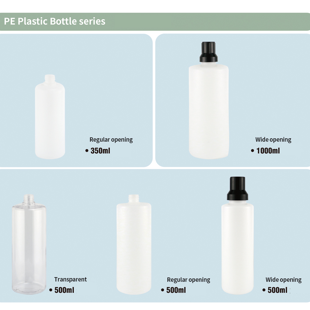 La capacité de la bouteille peut être sélectionnée.