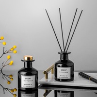 Diffuseur de parfum en verre de luxe à vente chaude, 250 ml, longue durée, désodorisant, écologique, bricolage, parfum d'ambiance pour chambre à coucher, bureau