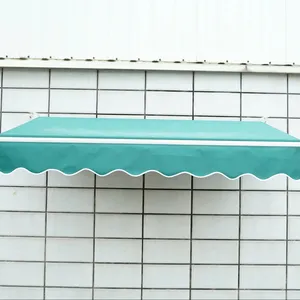 파라솔 우산 야외 전문 방수 천막 구성 요소 개폐식 접이식 팔 천막 전기 알루미늄 창