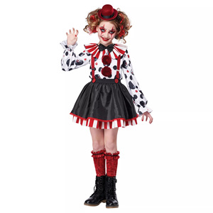 Costume de clown pour enfants d'Halloween pour garçons et filles COS Festival Party and School Group Performance for Foreign Trade - Product Image 3
