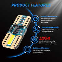 DXZ OEM 10pcs T10 LED Canbus Ampoules OE 7020 Modèle E1-T10-7020-2-A Dôme Lecture Plaque D'immatriculation 12V Retrofit/Upgrade
