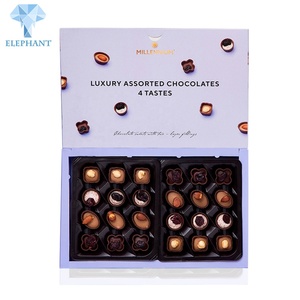 Custom Luxury Candy Dispenser Nut Box Food Display Purper Candy Chocolate <b>Gift</b> Box - Product Image 1