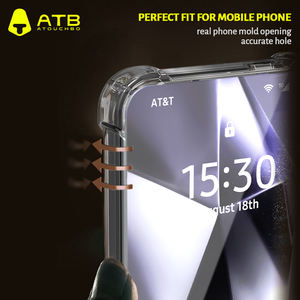 ATB Transparent Anti-choc TPU Pare-chocs Acrylique Téléphone Cas Couverture Pour <span class=keywords><strong>Samsung</strong></span> Galaxy S25 Plus S25 Ultra Protéger Couverture - Product Image 3