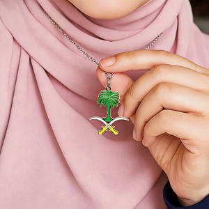 จี้สร้อยคอรูปดาบวงรีโลหะ จี้แบบกำหนดเองของจัสติน บีเบอร์ จี้โลหะรูปหน้ายิ้ม สร้อยคอจี้รูปหน้ายิ้ม - Product Image 2