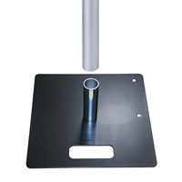 Kit de support de toile de fond réglable en tube et drapé robuste 12ftx12ft pour événements de mariage