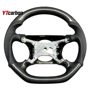 Volante de Fibra de Carbono Real Personalizado Estilo Racing YTcarbon para Seville SLS STS 92-97, Accesorios Interiores para Auto - Product Image 6