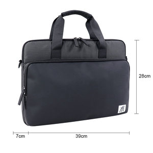 Porte-documents pour homme pour ordinateur portable de 15,6 pouces, sac pour ordinateur portable imperméable avec bandoulière, sac à bandoulière multi-compartiments - Product Image 1
