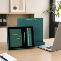 Carnet en cuir magnétique A5 personnalisé à spirale avec stylo – 100 feuilles – Cadeau haut de gamme pour employés d'entreprise, conférences de bienvenue
