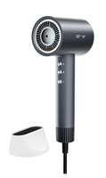 Sèche-cheveux ionique professionnel 1800W, puissant, faible bruit, 2 embouts concentrateurs, 1 embout diffuseur pour la maison, l'hôtel et les voyages