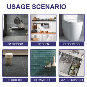 Jaysuing azulejo reforma pegamento impermeable a prueba de moho cocina baño balcón fregadero azulejo de suelo kit de reparación de baldosas de cerámica hueco relleno - Product Image 4
