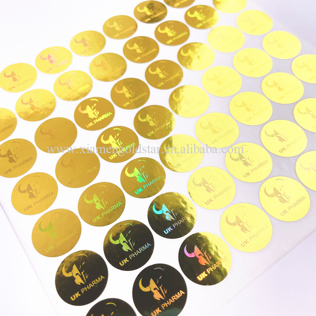 China Custom Hologram Sticker Manufacture Holographic Sticker with QR Code Hologram Paper Sticker