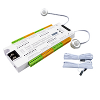 Éclairage d'escalier intérieur intelligent DC12V/24V, 32 canaux LED, interrupteur inductif de détection de mouvement corporel, contrôleur de lumière d'escalier pour marches