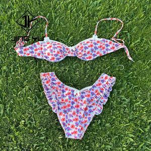 Bikini personnalisé de luxe pour femmes, fabricant de maillots de bain imprimés, bikini sexy recyclable, ensemble deux pièces - Product Image 5