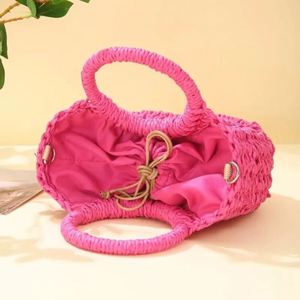Bolsas Tradicionales Hechas a Mano, Bolsa de Compras Navideña Tejida, Bolsa de Porcelana con Diseño de Frutas - Product Image 3