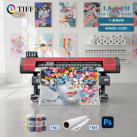 Impresora de Gran Formato Más Vendida de 3.2m, 2.5m, 1.8m para Pancartas, Vinilos, Materiales de Visión Unidireccional para Exteriores, Impresora Eco Solvente