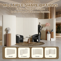 Cloison de séparation pliable en papier kraft alvéolé INNOPAPER, moderne et écologique, pour mariages, bureaux et salles de conférence