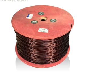 Fil émaillé en polyester de vente directe d'usine QZ-2/130 fil de cuivre émaillé 0.1-3mm fil de cuivre - Product Image 3