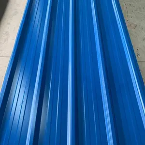 PPGI fabricante galvanizado de hierro corrugado de acero de color recubierto de chapa ondulada de 0,55mm