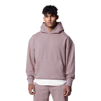 345 GSM forro polar transpirable Casual peso pesado de talla grande pulóver sudaderas con capucha pantalones de chándal conjunto de invierno
