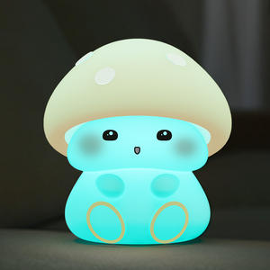 Mantar pil gece lambası kız Led lamba USB Mini dokunmatik lamba dekorasyon için sevimli hayvan gece lambası - Product Image 5