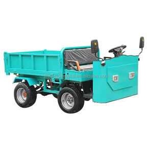 Camion benne de 1 à 2 tonnes, mini-dumper, chariot de jardin métallique à quatre roues - Product Image 1