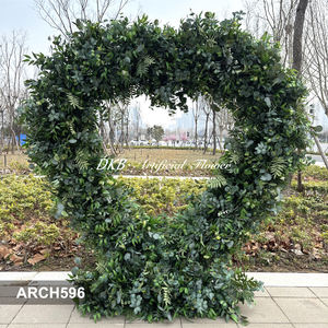 Arco de Flores Artificiales de Seda DKB para Eventos de Boda, Colores Personalizables, Ecológico, 7-8 pies de Altura, Soporte para Fondo de Exhibición para Fiestas - Product Image 3