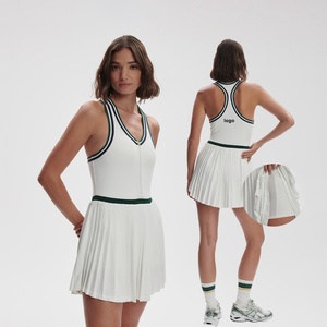 Vestido Deportivo de Tenis sin Mangas con Cierre para Mujer, Transpirable, de Secado Rápido, Elástico en 4 Direcciones, para Pickleball y Playa, Personalizable OEM para Equipos - Product Image 1