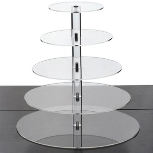 Ensemble de supports à gâteaux de taille personnalisée pour table à dessert Supports à desserts transparents <span class=keywords><strong>Présentoir</strong></span> à cupcakes <span class=keywords><strong>Présentoir</strong></span> à macarons - Product Image 1