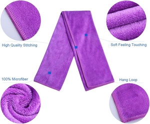 Serviette de sport/golf NOVISON de haute qualité 100% coton, tissée jacquard teinte en fil, séchage rapide, Y-1213-124 avec logo personnalisé pour le fitness - Product Image 2