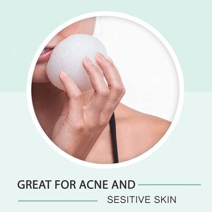 Esponja Konjac Original para la <span class=keywords><strong>Cara</strong></span>, Esponja Facial Ecológica, <span class=keywords><strong>Exfoliante</strong></span> Suave, Limpieza Profunda, Mejora la Piel, Esponja Konjac para Limpieza Facial - Product Image 3