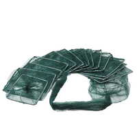 Produit de qualité vert PE grande maille homard crabe piège à poisson pour la pêche 4m Dragon Bubu