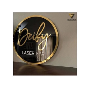 Letrero iluminado de acrílico LED personalizado ideal para pantallas de pared de tiendas de negocios y oficinas para una marca efectiva - Product Image 4