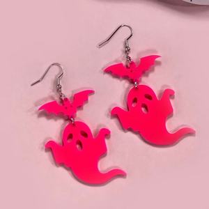 Joyería de estilo punk con diseño de murciélago fantasma de la serie Halloween, estilo europeo y americano, la más vendida en AliExpress - Product Image 6