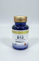 Comprimés de Vitamine B12 à Marque Blanche, 30 et 60 Comprimés, 2000mcg, Saveur Baies Naturelles, Complément Alimentaire, Vente en Gros OEM
