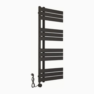 Sèche-serviettes électrique en acier chauffant pour salle de bain avec barre chauffante - Product Image 1
