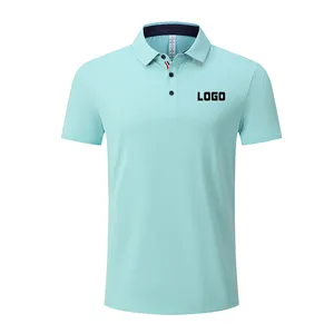 인기 있는 맞춤형 골프 캐주얼 면 셔츠 폴로 t 셔츠 남성용 골프 캐주얼 통기성 폴로 셔츠