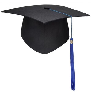 PARTYMENT Gorro de Graduación Rojo Universitario Personalizado con Logotipo Unisex para Ceremonias de Quinceañera, 18.º Cumpleaños, Licenciatura y Doctorado - Product Image 3