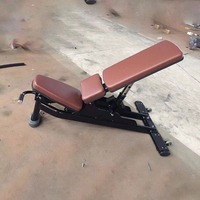 Banc de musculation réglable ASM-L2026, pliable, multi-usage, inclinable et déclinable, pour la musculation et le fitness